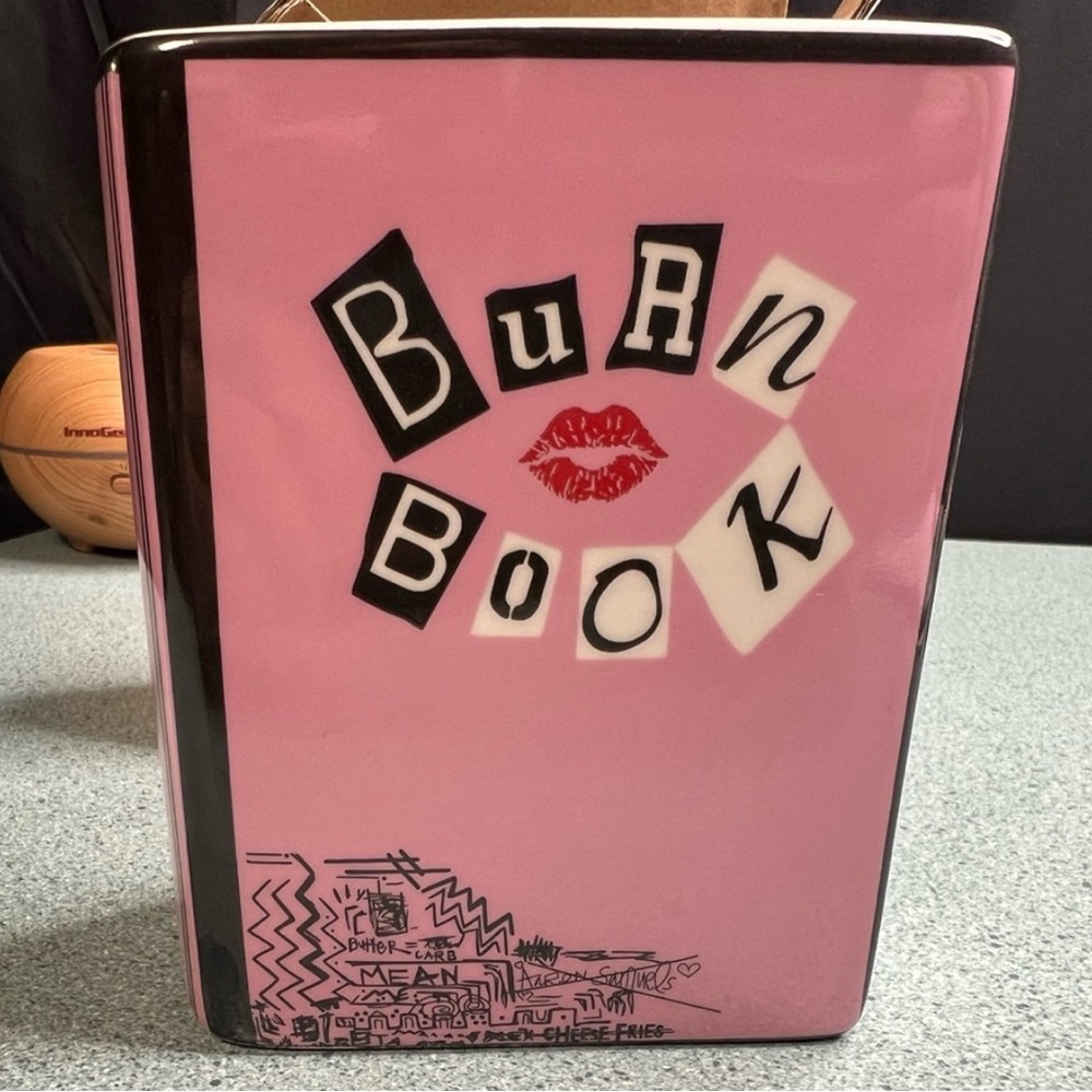 Mean Girls Burn Book Pink Ceramic Decor